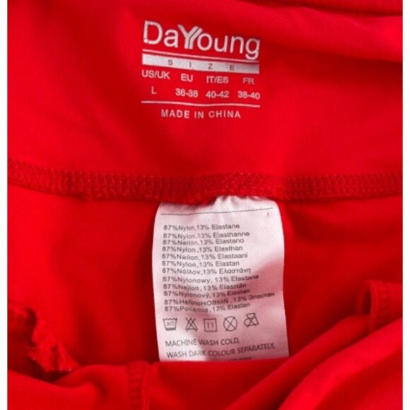 DaYoung Women's Leggings size Medium bootcut Pull On Pants pockets - Picture 2 of 6